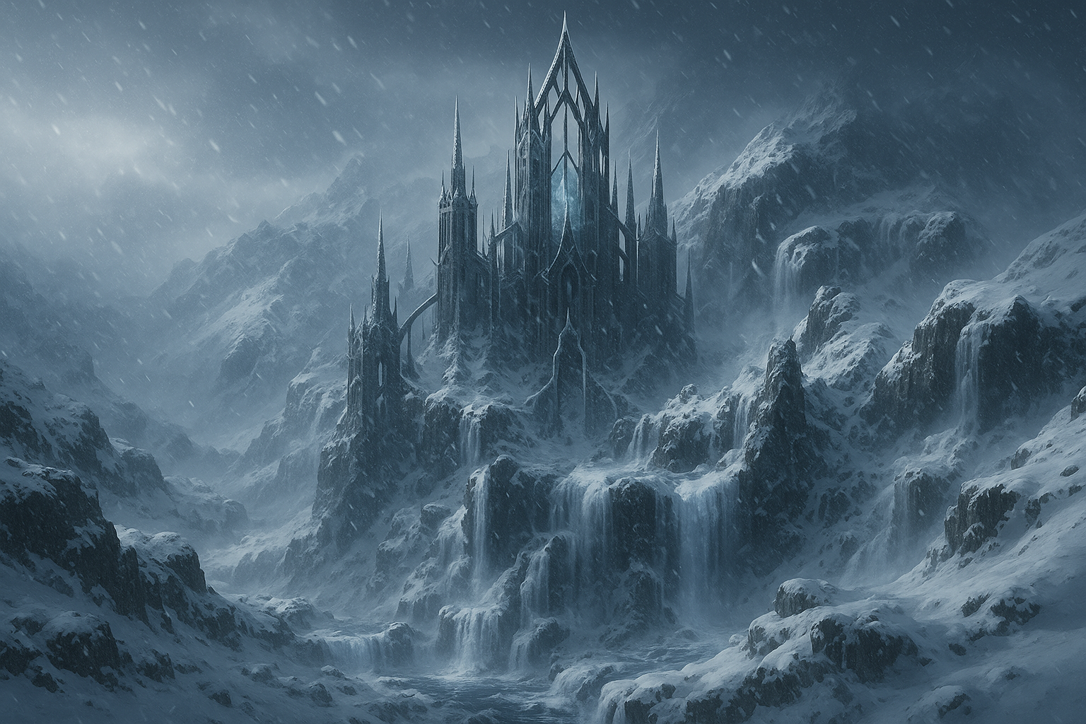 Víchrica nad planinou Icedonie